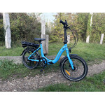 Wisper eBikes Pre Loved Wisper 806 Folding Bike in Blue with 700Wh Battery