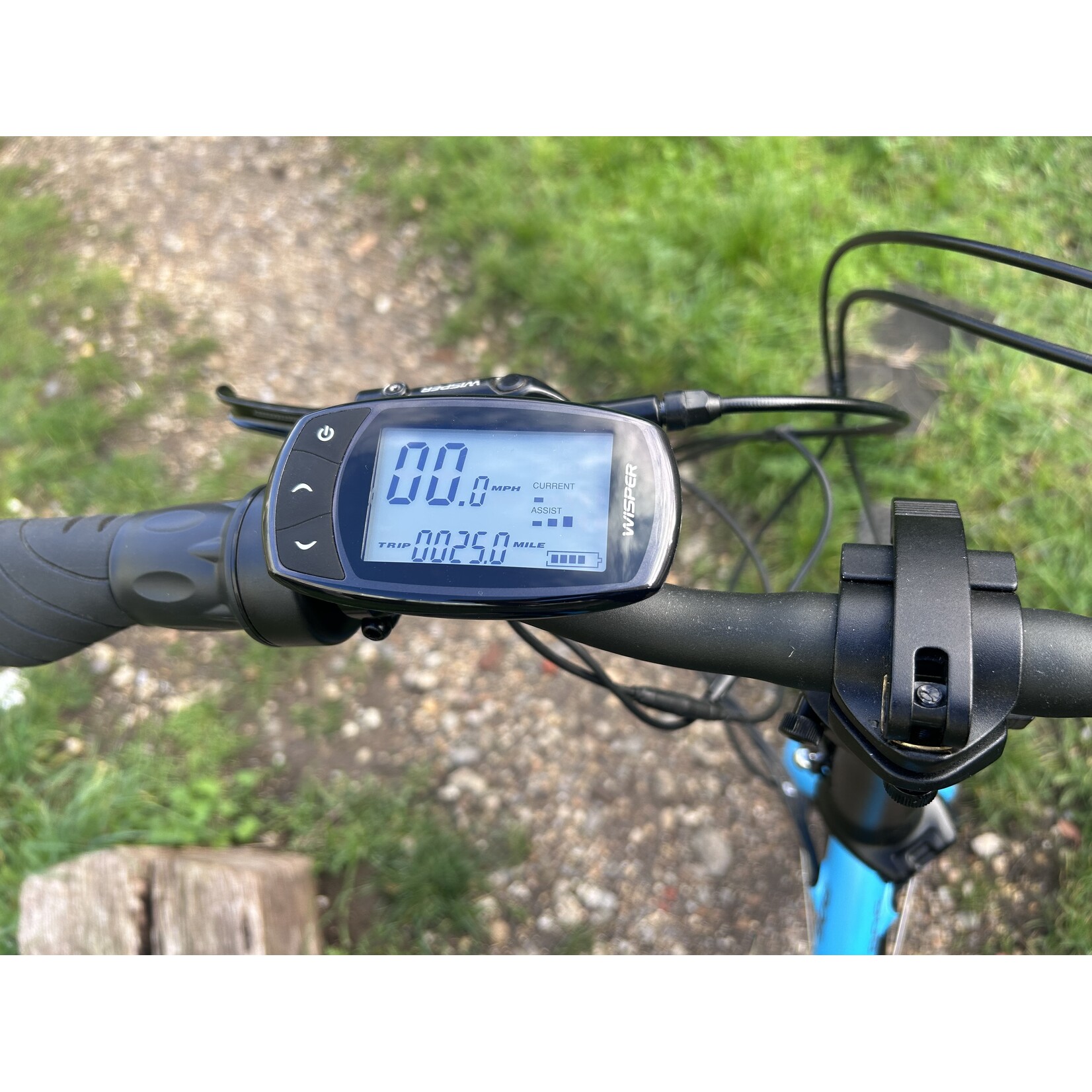 Wisper eBikes Pre Loved Wisper 806 Folding Bike in Blue with 700Wh Battery