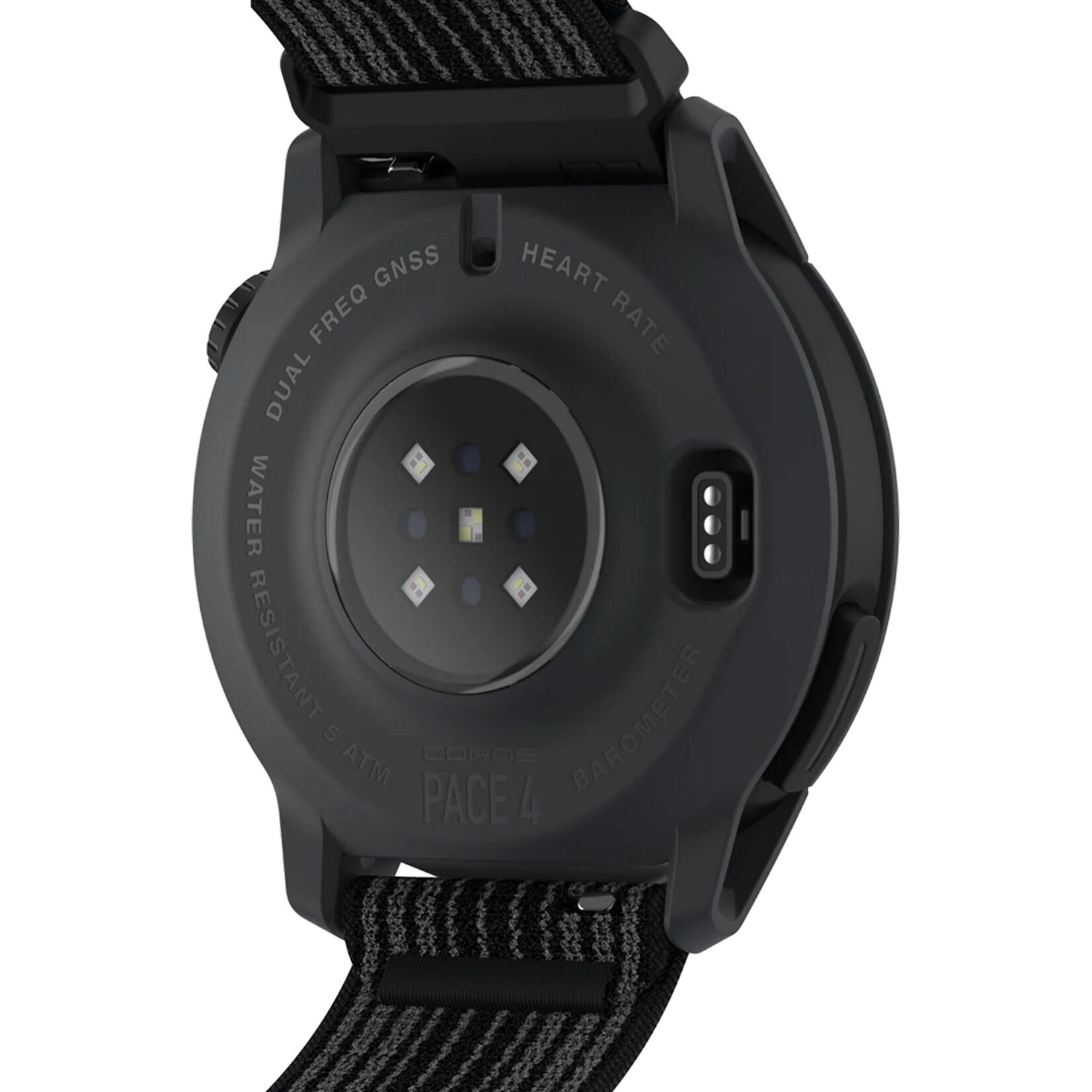Coros Coros PACE 4 GPS Sport Watch Black Nylon