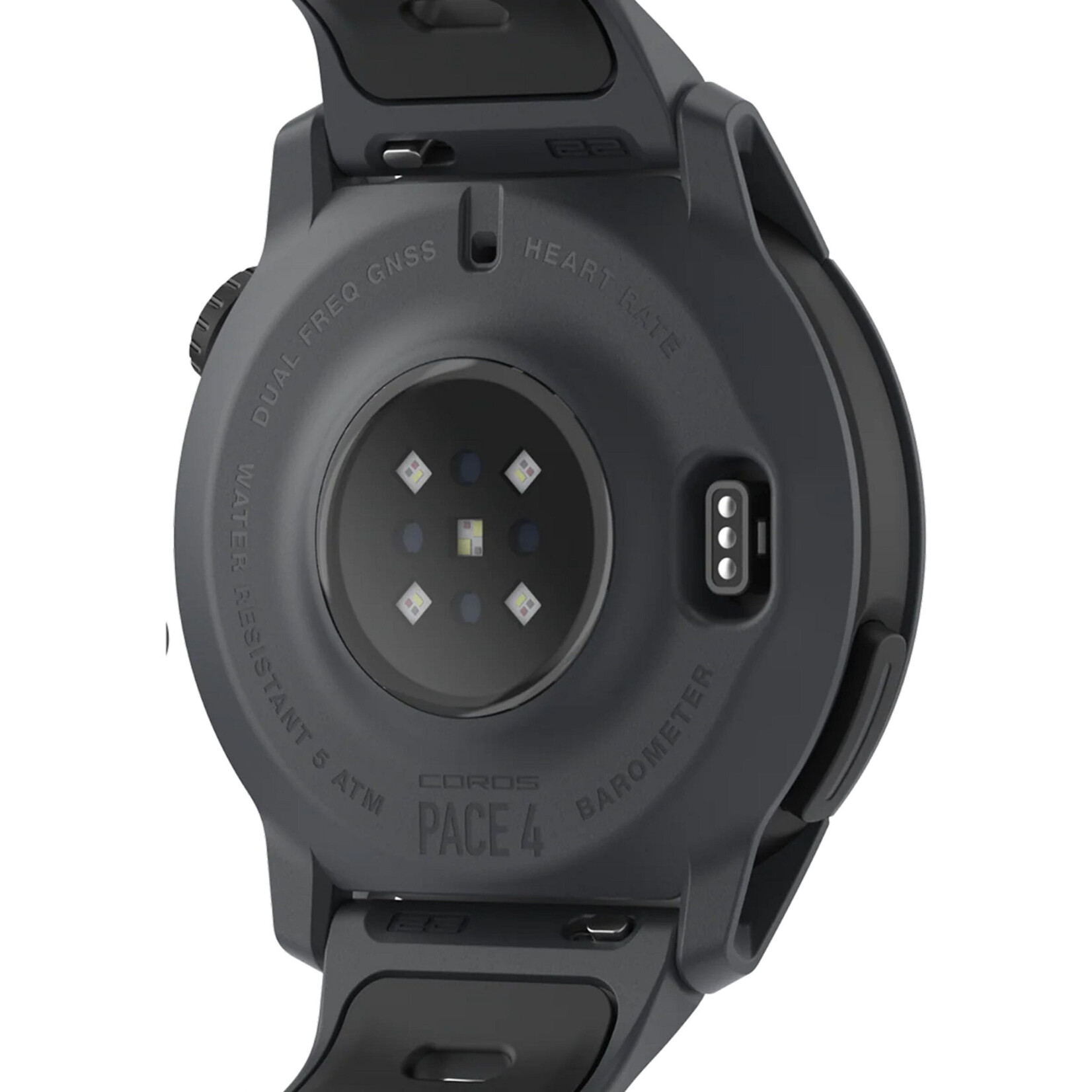 Coros Coros PACE 4 GPS Sport Watch Black Silicone