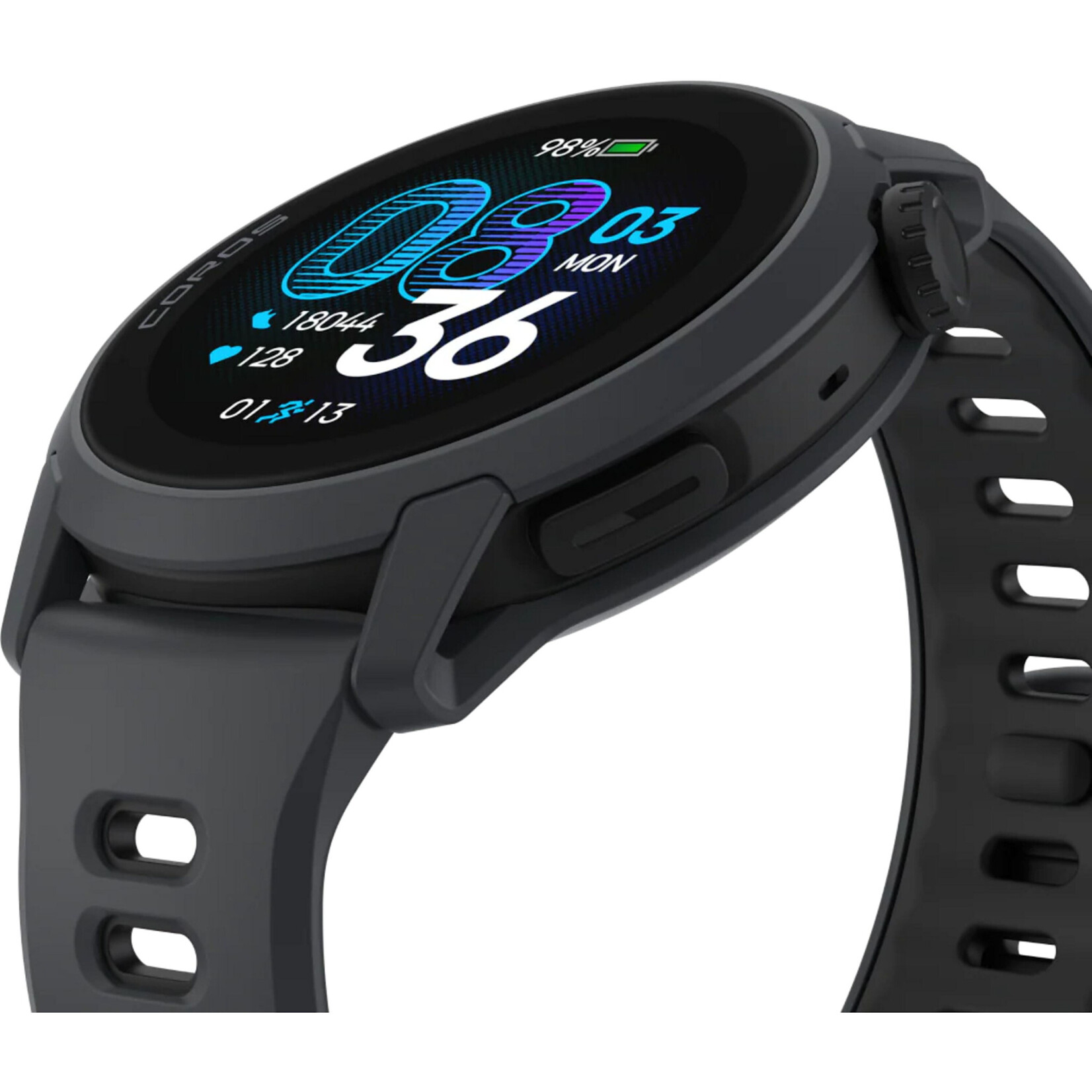Coros Coros PACE 4 GPS Sport Watch Black Silicone