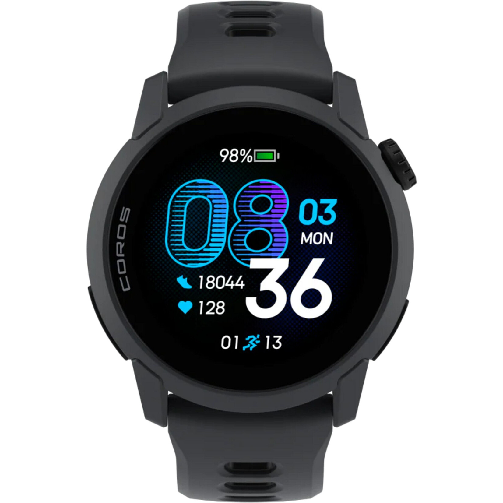 Coros Coros PACE 4 GPS Sport Watch Black Silicone