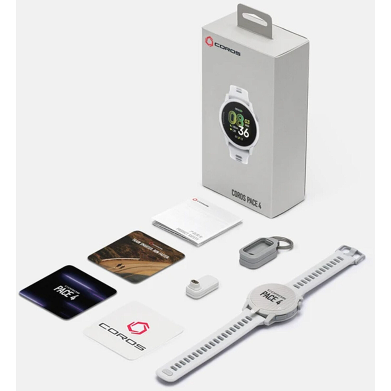 Coros Coros PACE 4 GPS Sport Watch Black Silicone