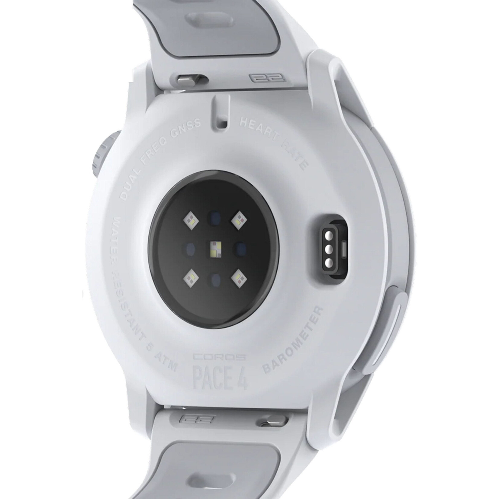 Coros Coros PACE 4 GPS Sport Watch White Silicone