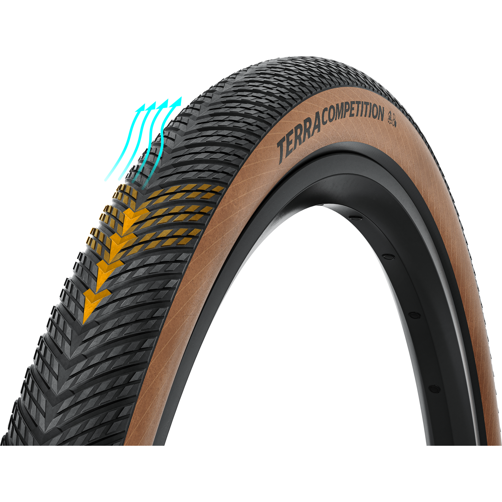 Continental Continental Terra Competition Trail Grip Tyres Black Foldable