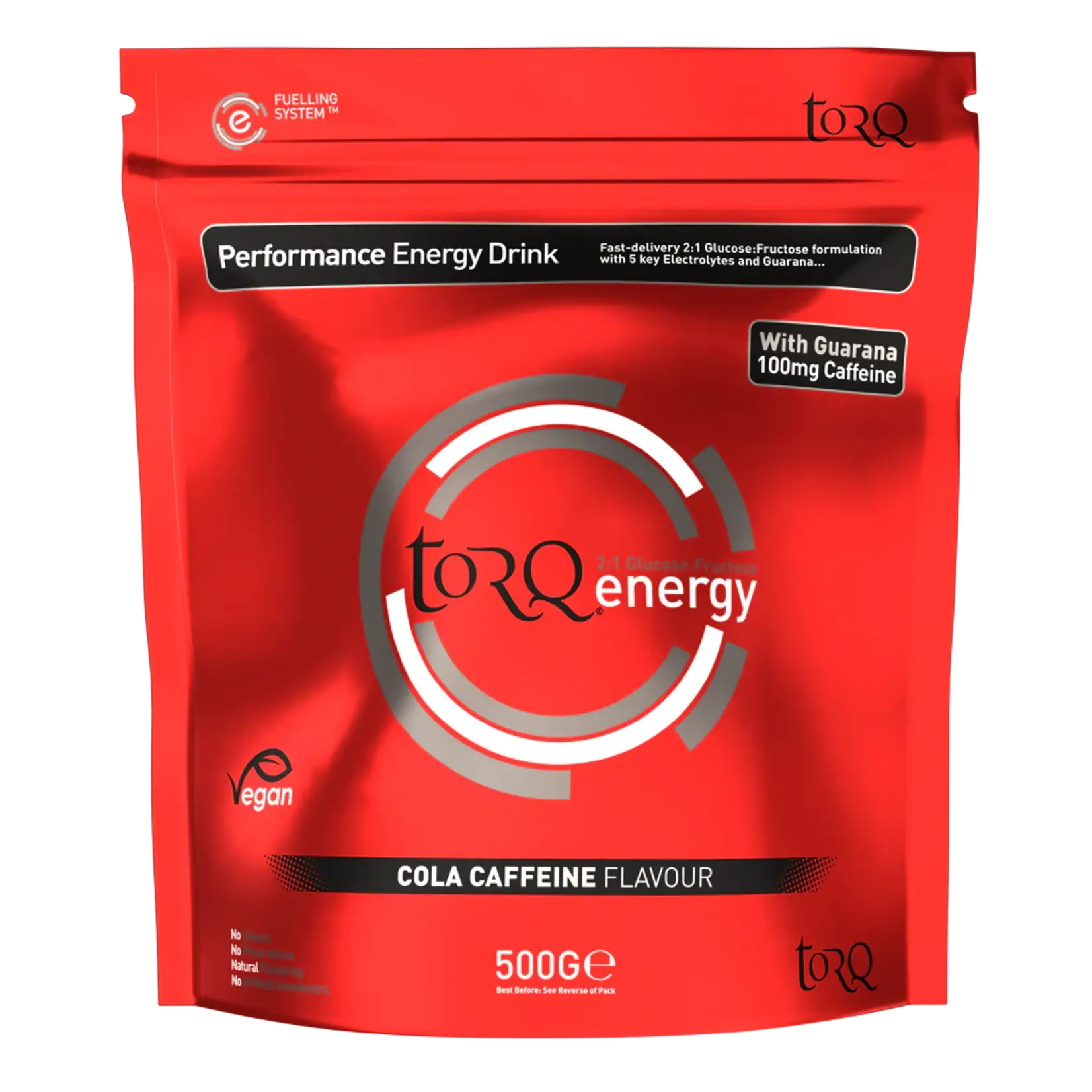toRQ TORQ ENERGY CAFFEINE DRINK 500G COLA