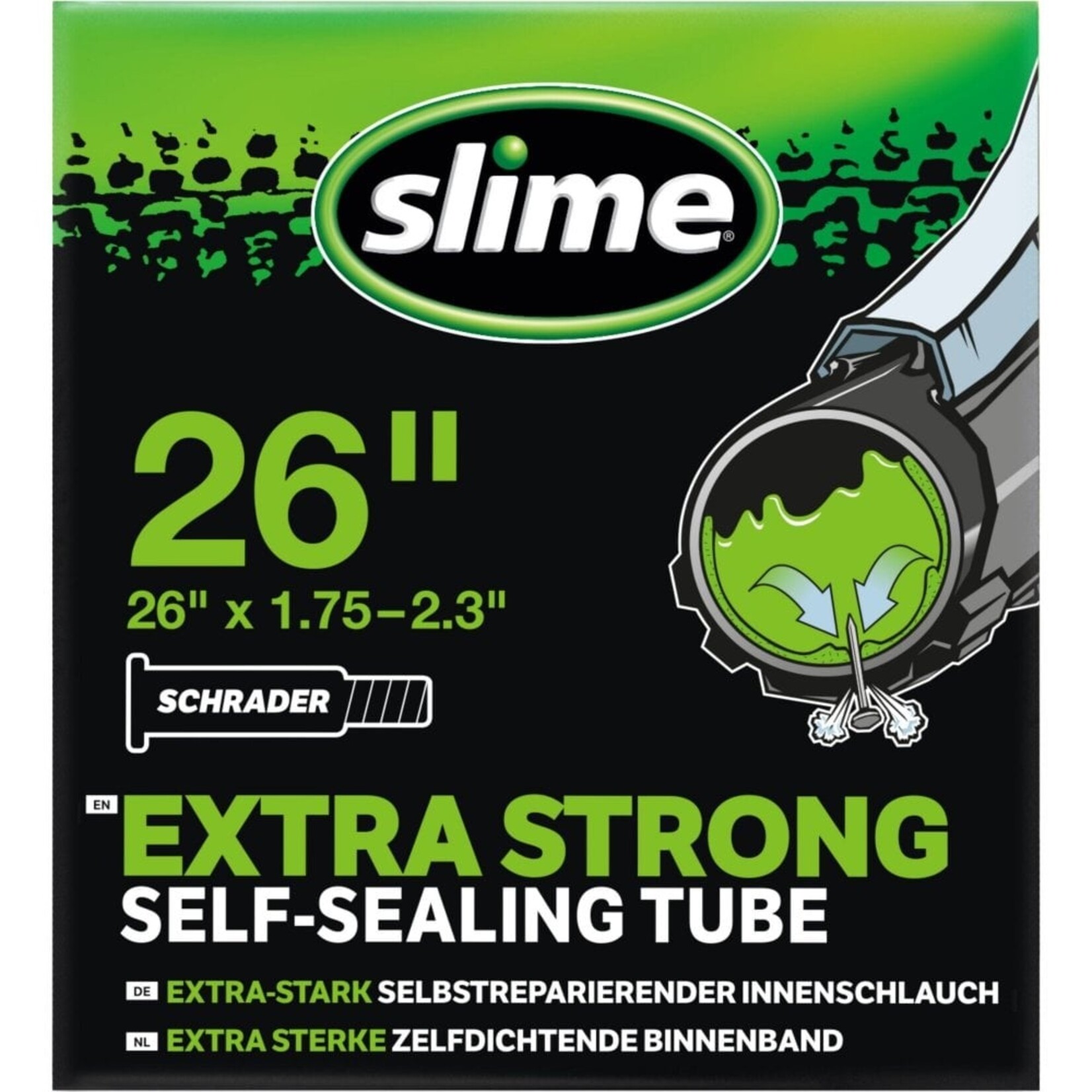 Slime Slime Smart Tube 26x1.75/2.125 Schrader Valve