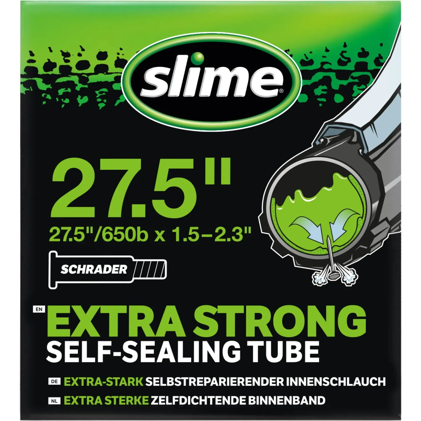 Slime Slime Smart Tube 27.5 (650b) X 1.5-2.3 Schrader Valve
