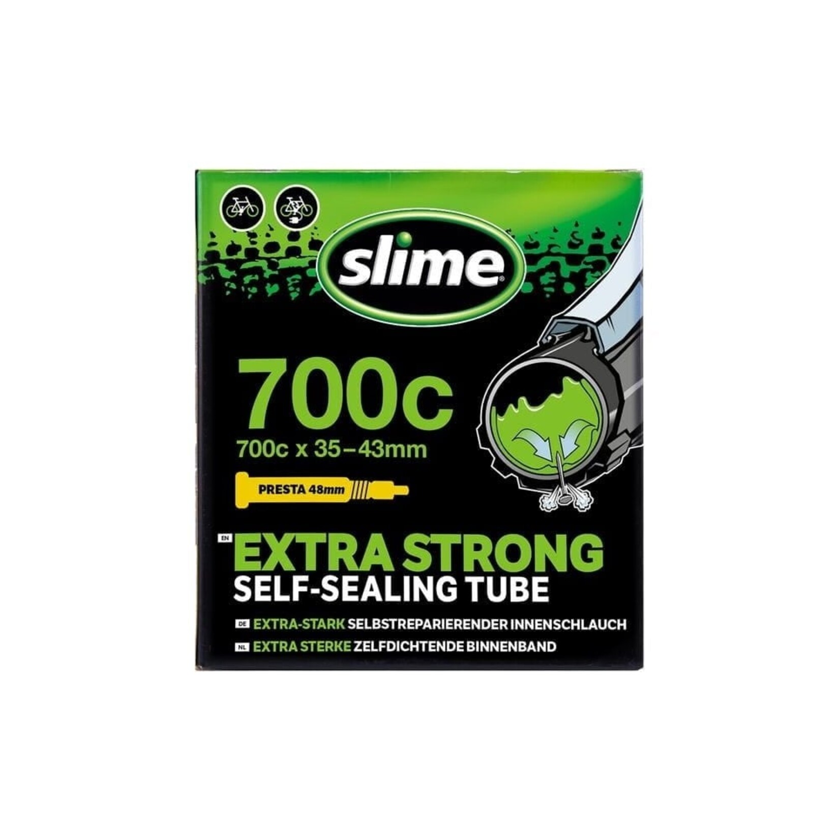 Slime Slime Smart Tube 700c x 35-43mm Presta Valve
