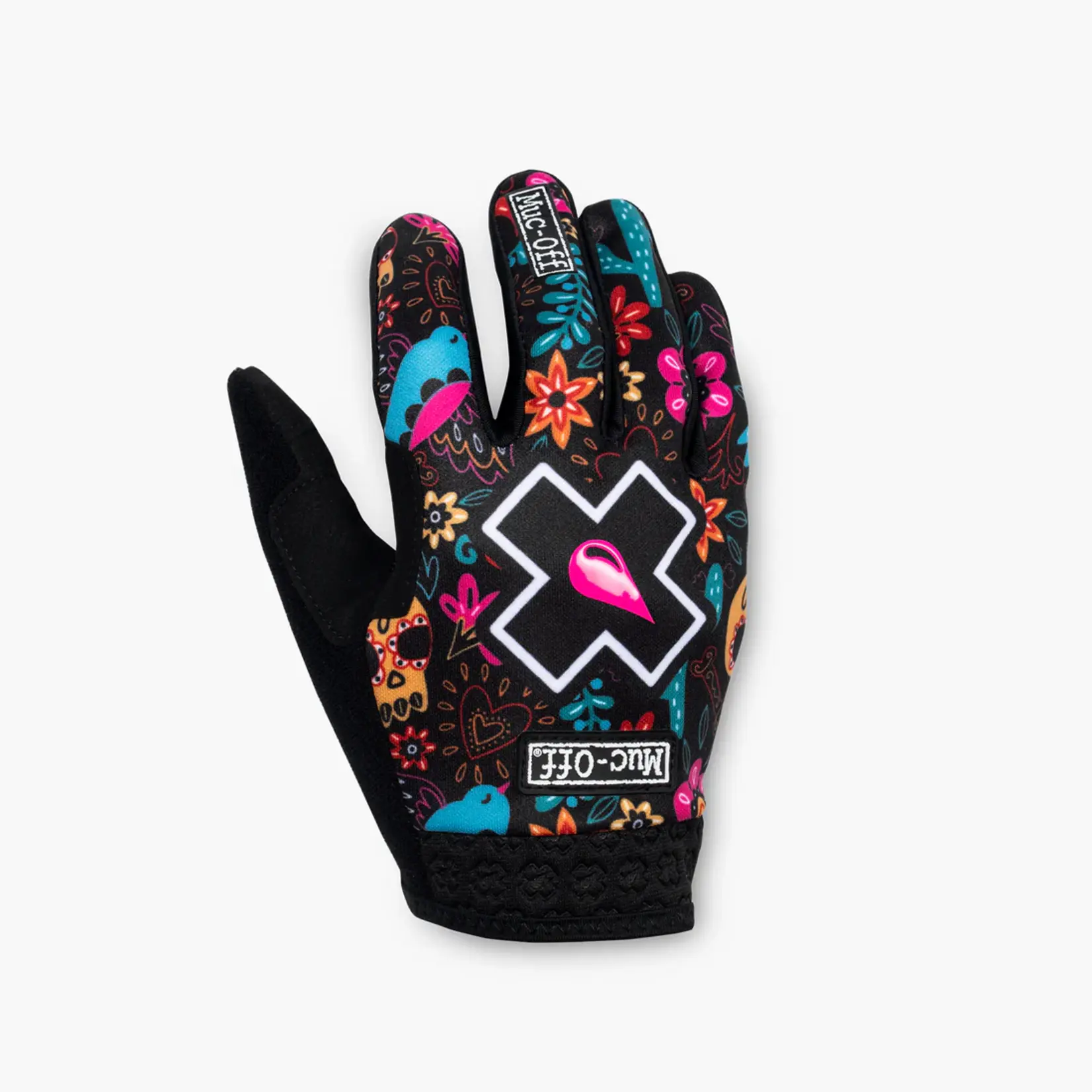 Muc Off Muc Off Youth Ride Gloves Shred Hot Chilli Pepper Medium