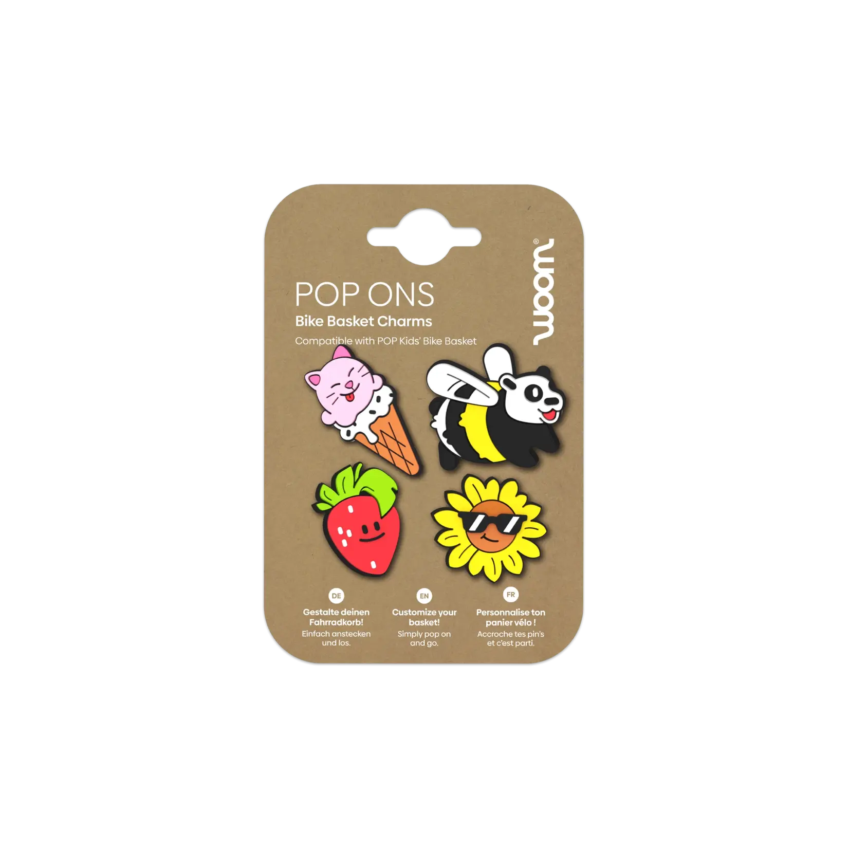 Woom Woom POP ONS Kids' Bike Basket Charms