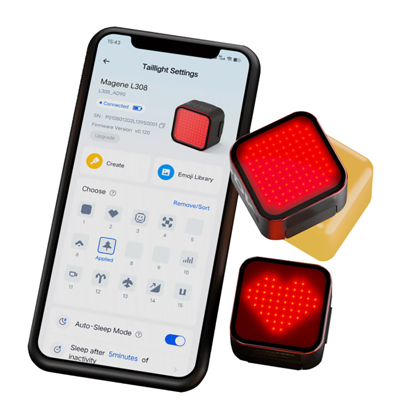 Magene Magene L308 Smart Expression Tail Light