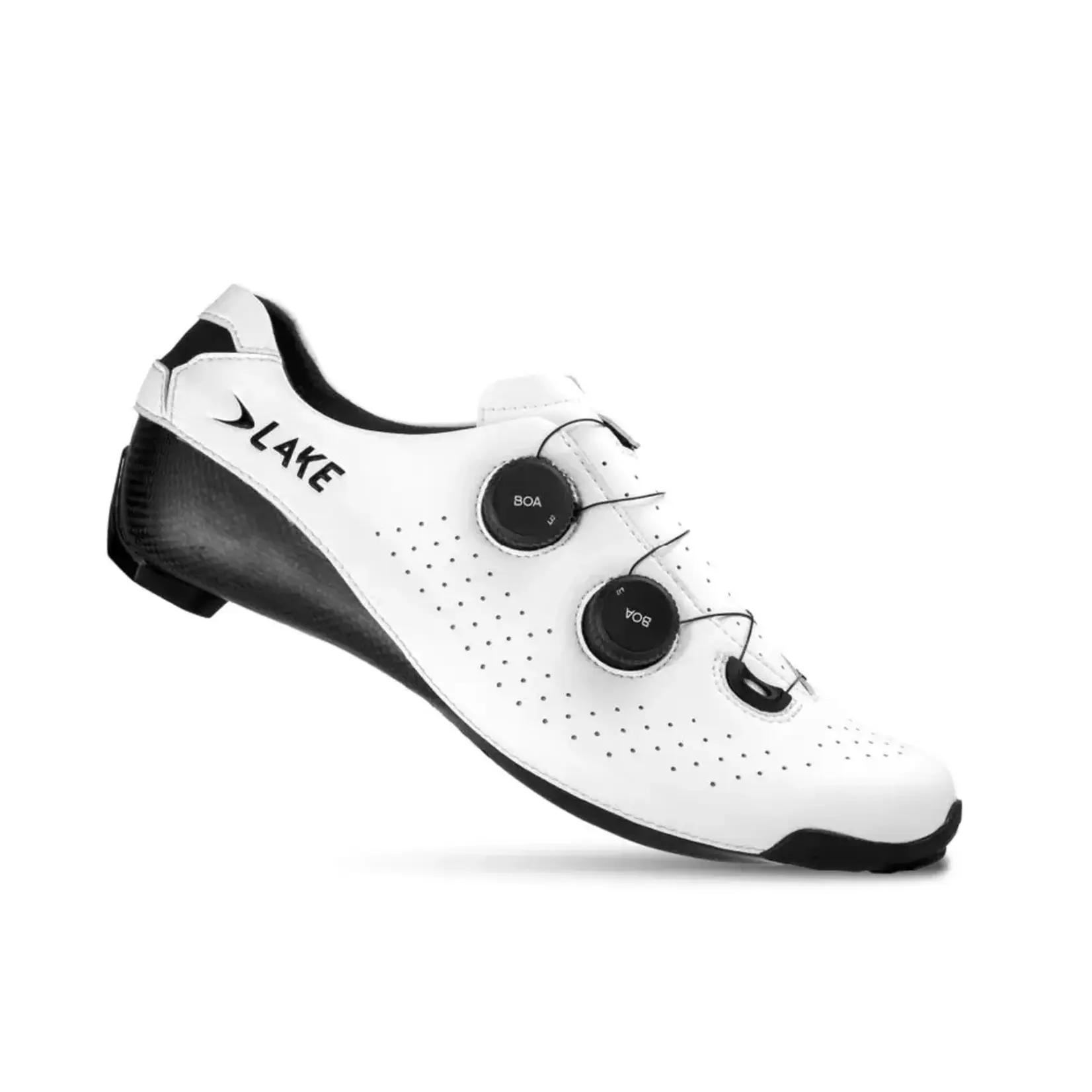 Lake Lake CX400 Road Shoes in White/Black