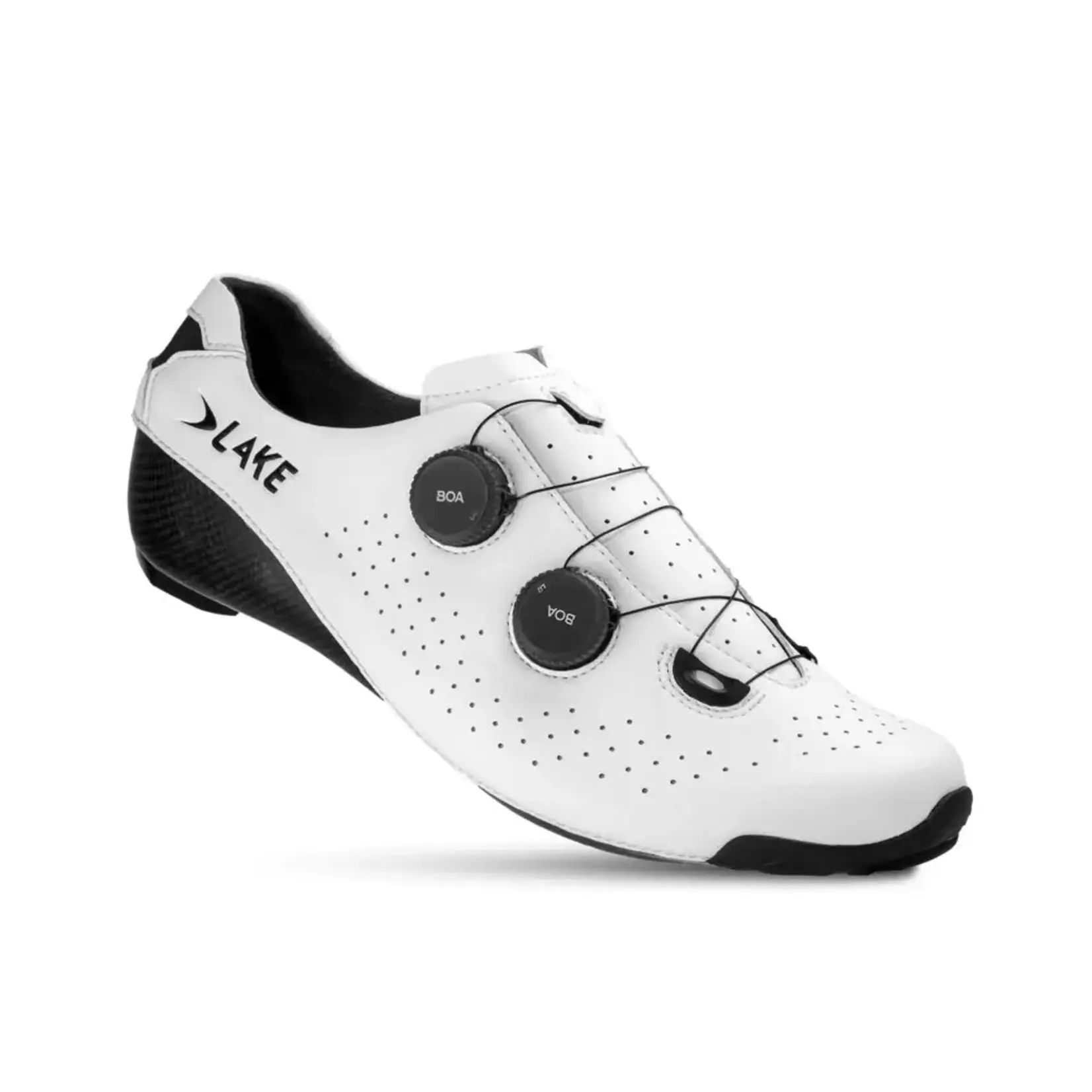 Lake Lake CX400 Road Shoes in White/Black