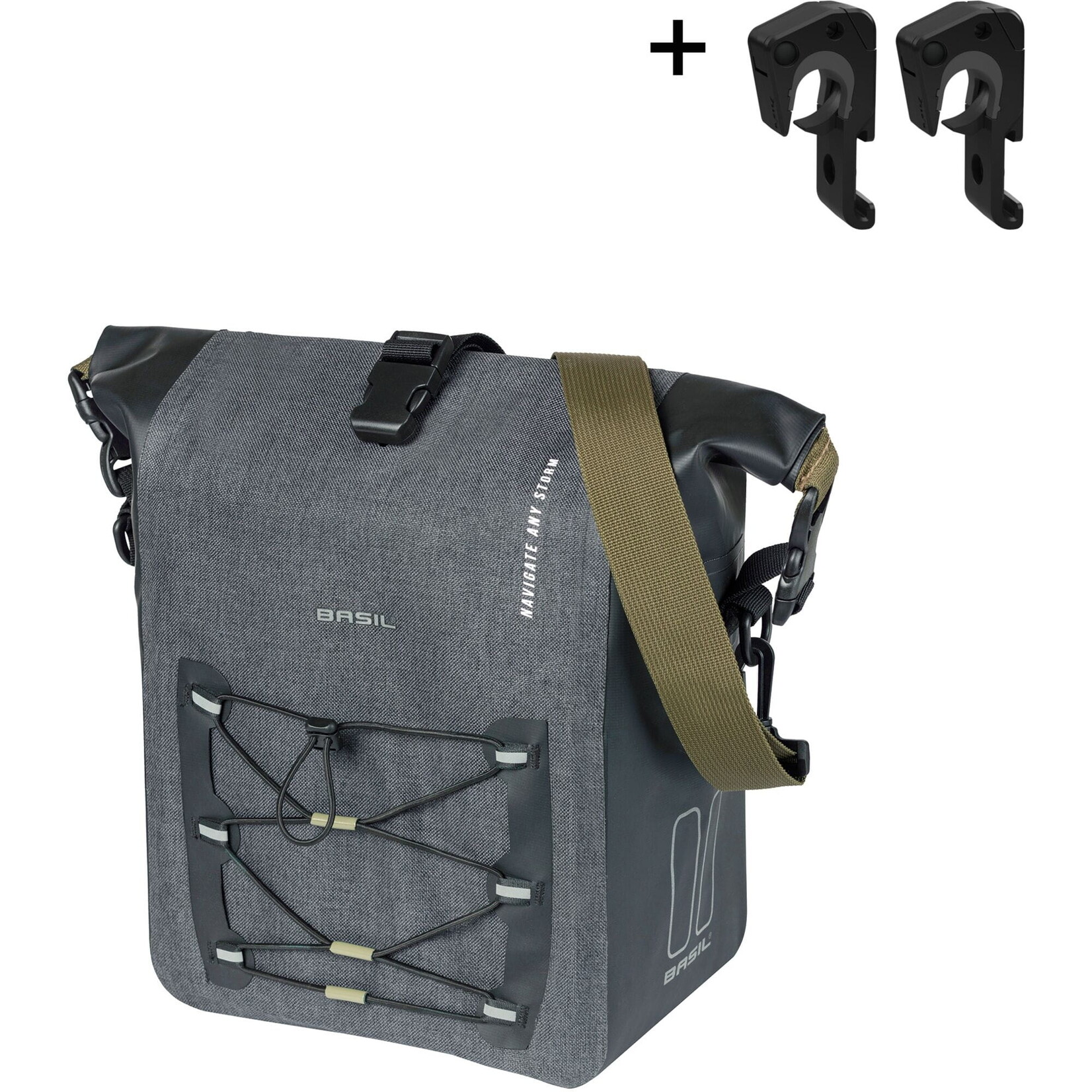BASIL Basil Navigator Single Pannier Bag M MIK Hooks