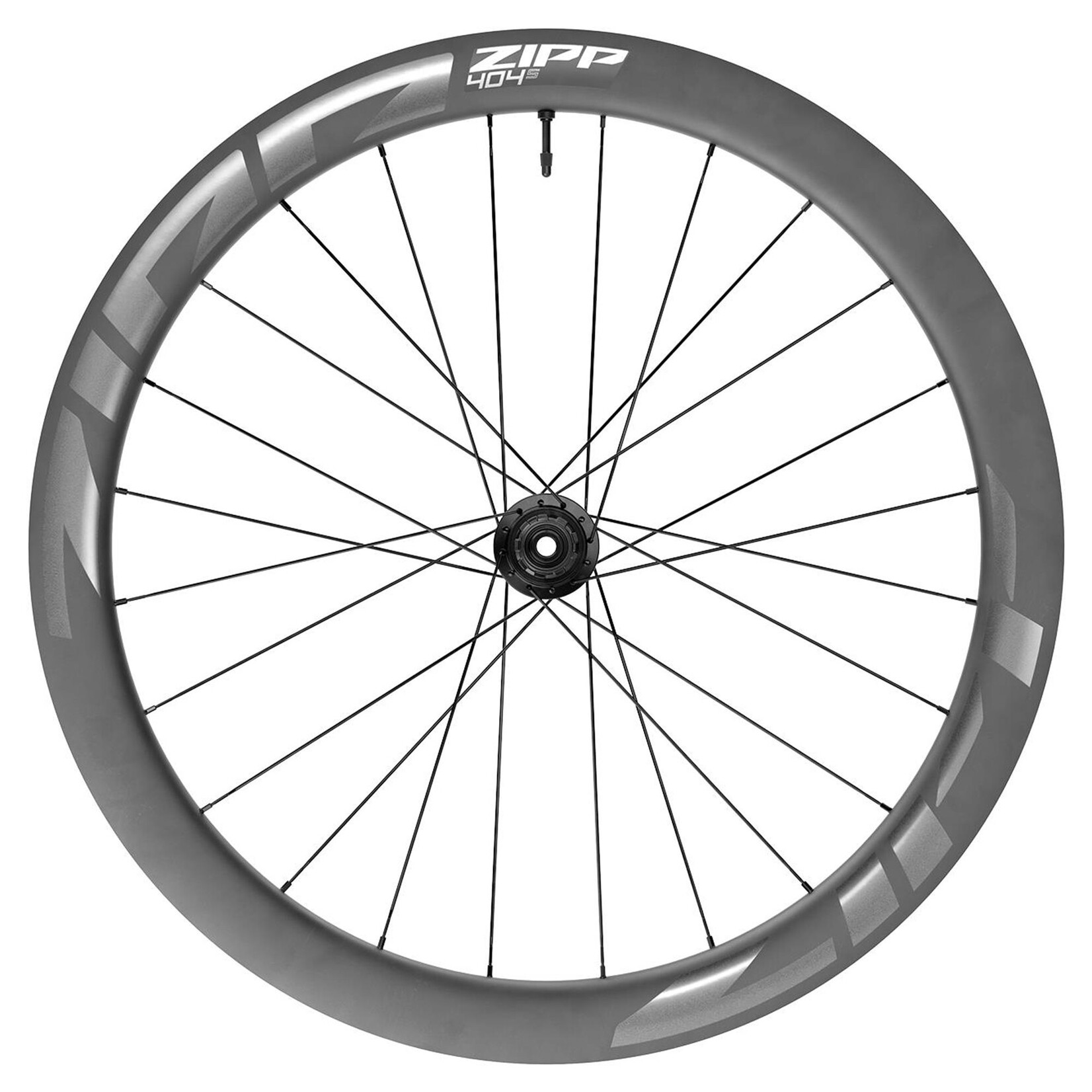 Zipp ZIPP 404 Carbon Tubeless Disc Brake Centre Lock 700c Front wheel 20 spokes DK Grey