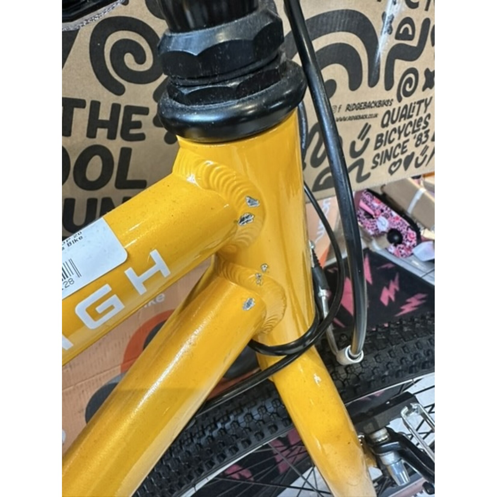 Raleigh RALEIGH POP 20 Yellow Kids Bike Shop Soiled