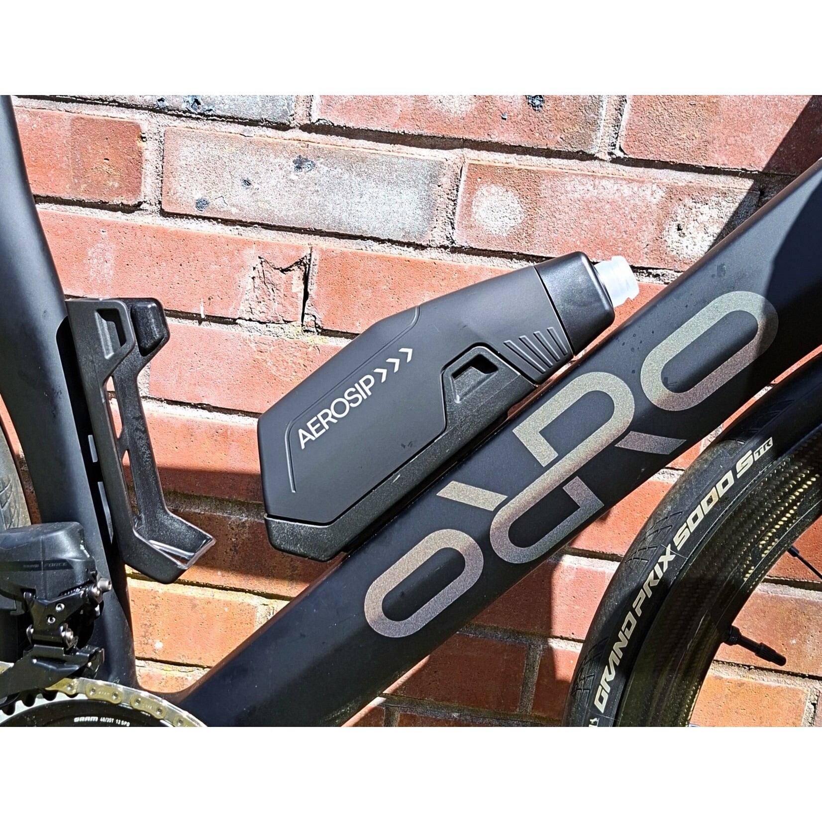 Aerosip Aerosip Water Bottle & Cage White