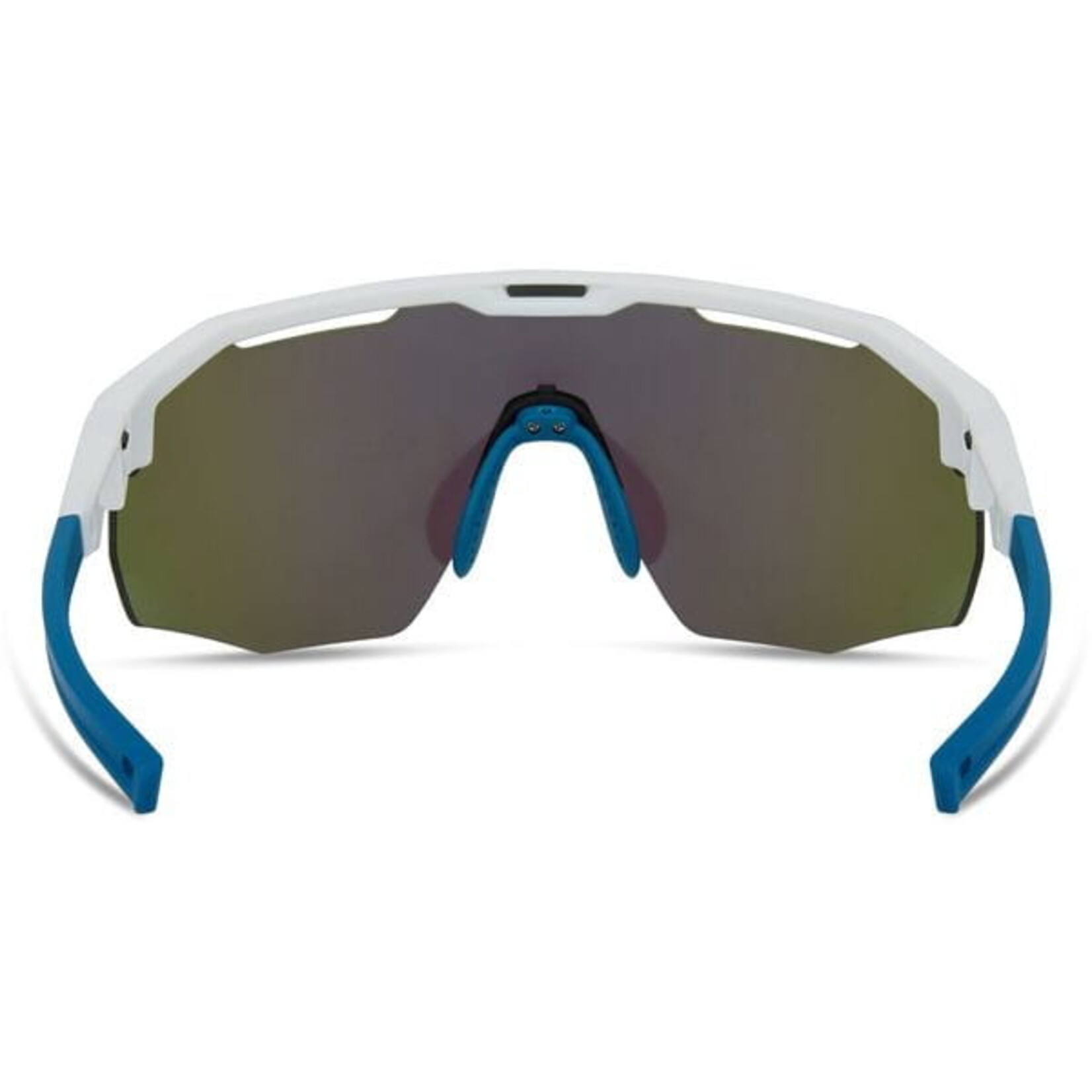 Madison Madison Cipher Glasses Gloss White / Green Mirror Lens
