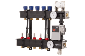 Therminon LTV Composite kunststof verdeler 5 groepen incl. pomp