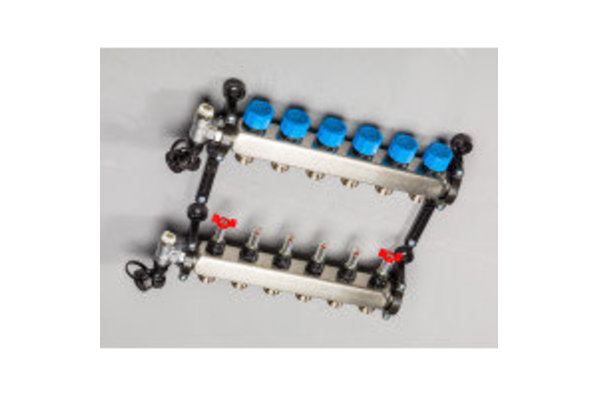 Top-Flow Top-Flow RVS verdeler 6 groepen zonder pomp