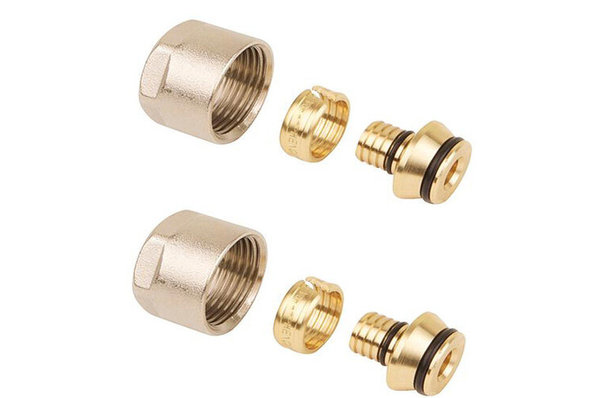 ThermoVloer Vloerverwarming set voor Cv-Ketel met compact verdeler voor infrezen - 6 groepen