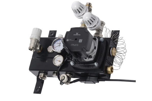 ThermoVloer Vloerverwarming set voor stadsverwarming met Top-Flow verdeler inclusief noppenplaat - 1 groep