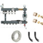 ThermoVloer Vloerverwarming set voor Stadsverwarming met ThermoVloer verdeler voor infrezen - 8 groepen