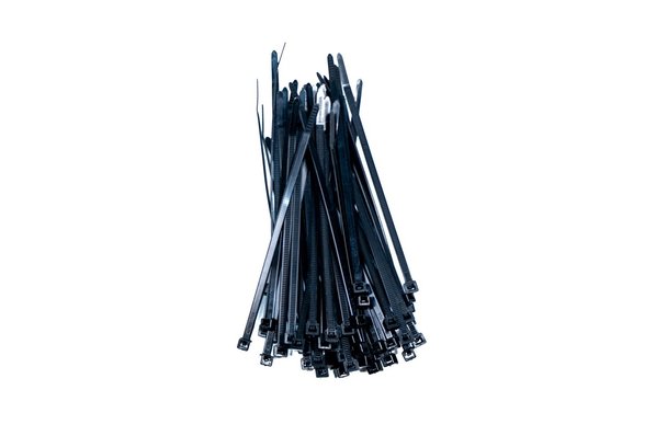 ThermoVloer Montagebandjes zwart, lengte 160 x 4,6 mm, zakje á 100 stuks