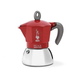 Bialetti Bialetti Moka Inductie - Rood - 2/c