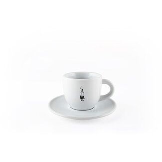 Bialetti Bialetti Cappuccinokop met schotel - Porselein