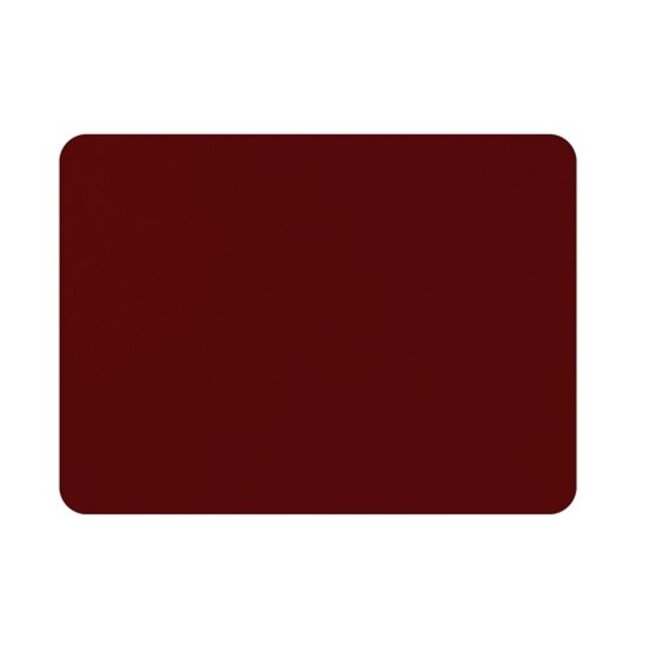 Mesapiu Placemat lederlook - Rechthoek - Rood - Set van 6