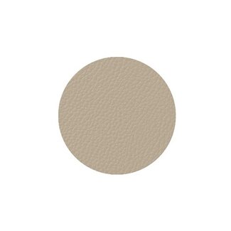 ziczac Ziczac Onderzetters lederlook - 4 stuks - Taupe