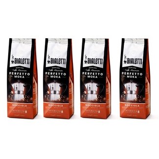 Bialetti Bialetti gemalen koffie Moka Hazelnut 4 x 250 gr