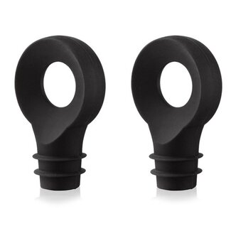 Vacu Vin Vacu Vin Bottle Stopper Black (2 pcs), Blister