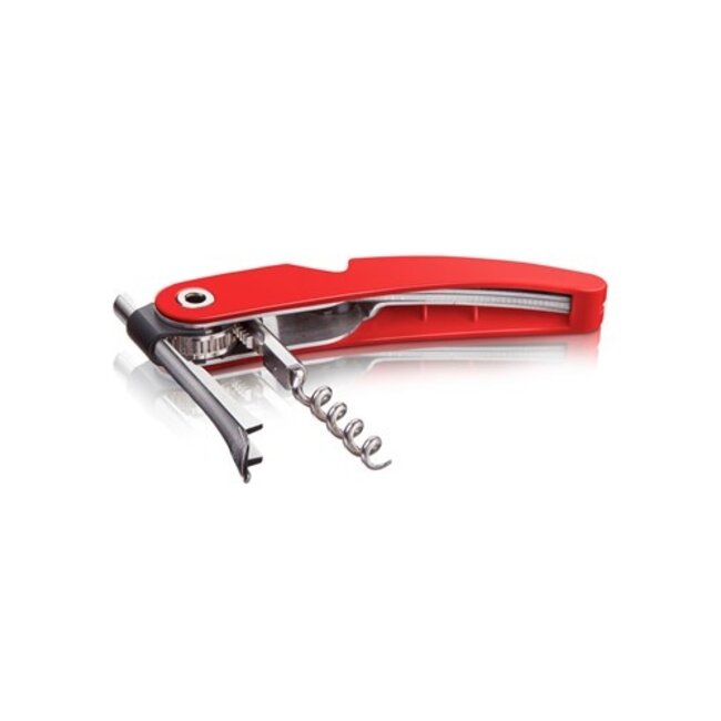 Vacu Vin Single pull kurkentrekker - Rood