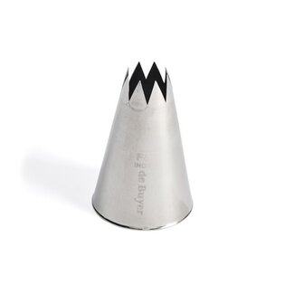 de Buyer de Buyer Spuitmond - acht getand 18mm