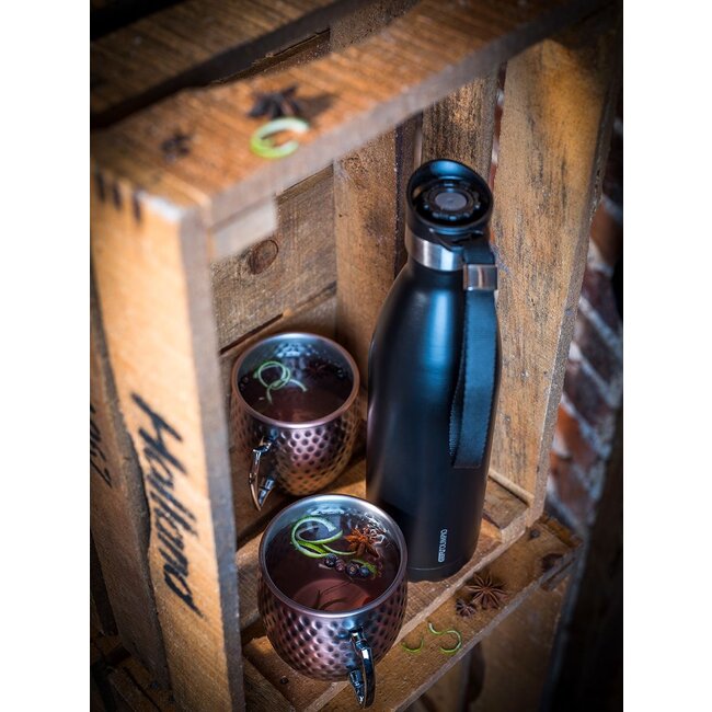 GEFU Thermische drinkfles OLIMPIO - 750 ml - Zwart