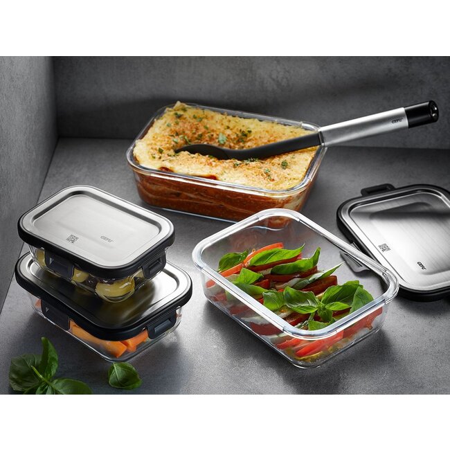 GEFU Voedselbewaarbakkenset MILO, 3 st.