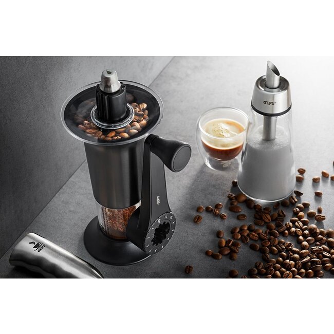 GEFU Koffiemolen LORENZO, zwart