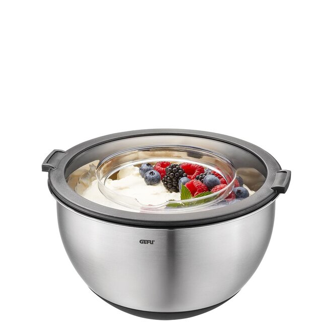 GEFU Set kommen met spatdeksel MUOVO, 2-delig