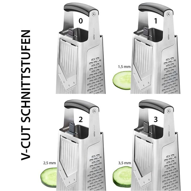 GEFU vierkantrasp V-CUT