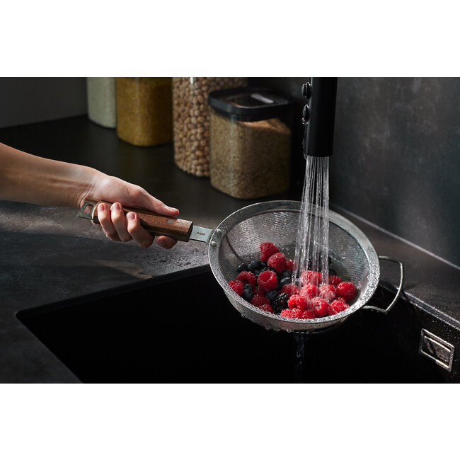 GEFU Zeef met houten greep PASSO, 20cm