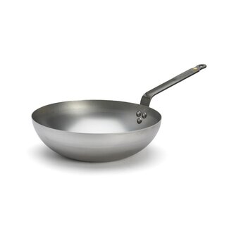 de Buyer de Buyer Wok - Brede bodem - Mineral B - Ø 28CM