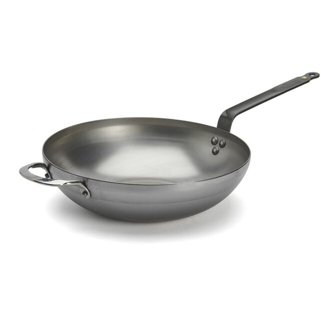 de Buyer Wok - Brede bodem - Mineral B - Ø 32CM