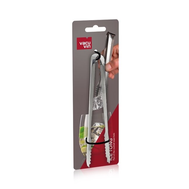 Vacu Vin Ice Tongs Stainless Steel, Card