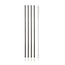 Vacu Vin Stainless Steel Straw set of 4 with Brush, Box