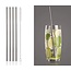 Vacu Vin Stainless Steel Straw set of 4 with Brush, Box