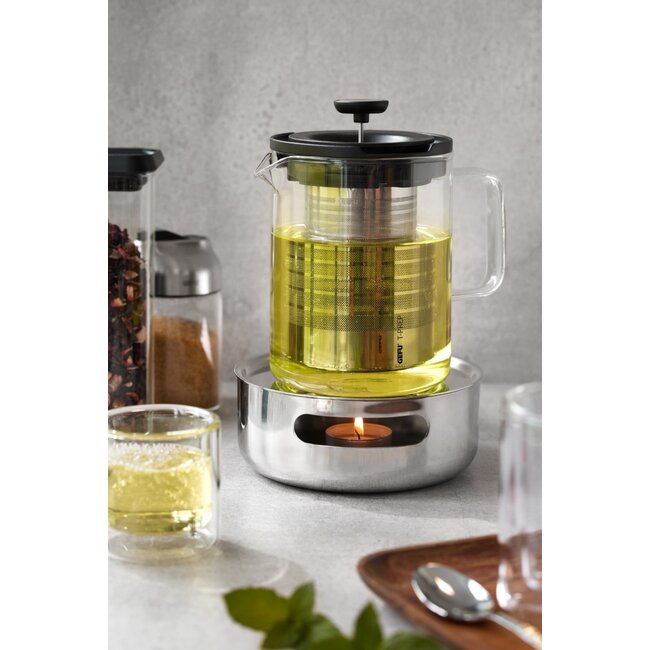GEFU Theepot, 1.5 L incl. theelicht T-PREP