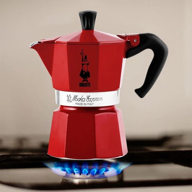 Bialetti Moka Express - Rood - 1/c